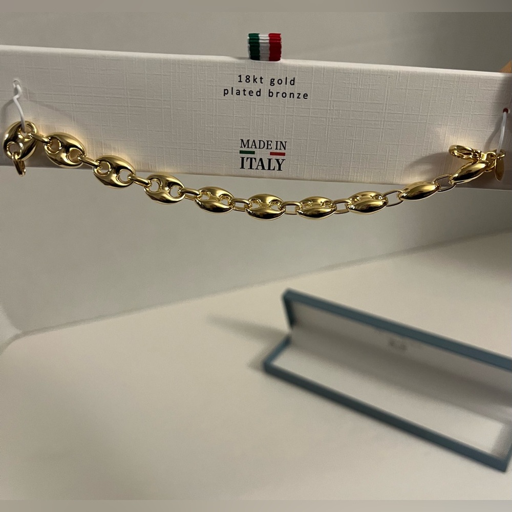 Mia Fiore 18K Gold Plated Bronze Bracelet New in Box - Picture 12 of 16